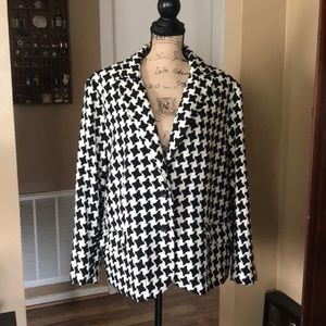 Black and Cream Blazer